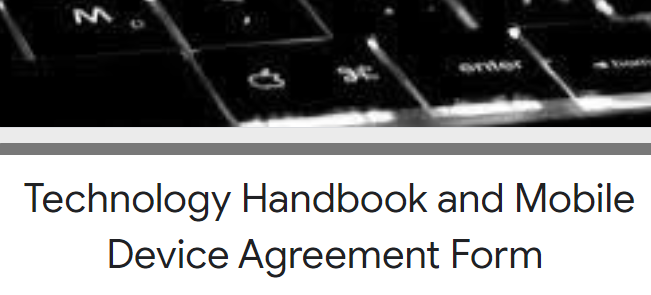Tech. Handbook & Mobile Device Agreement