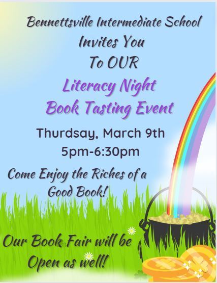 Literacy Night flyer